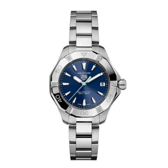TAG Heuer Aquaracer Professional 200 Solargraph Ladies Blue Watch WBP1311.BA0005