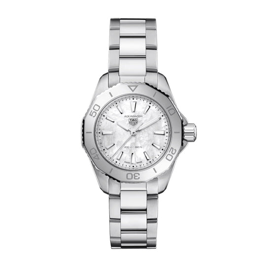 TAG Heuer Aquaracer Ladies White Mother-of-Pearl Quartz Watch WBP1418.BA0622