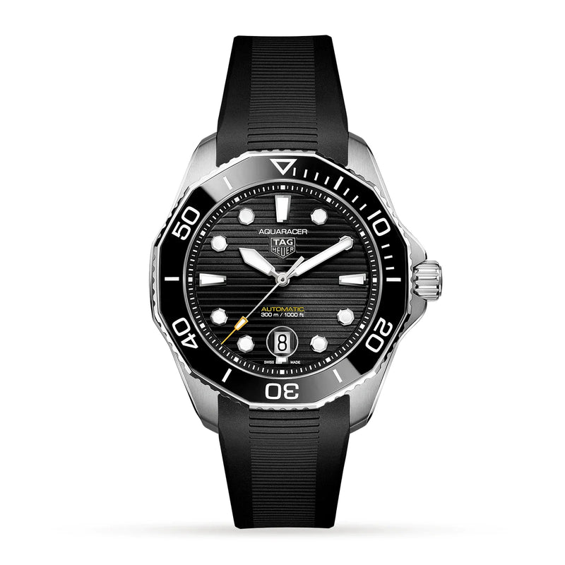 Tag Heuer WBP201A.FT6197 Men's Automatic Aquaracer Professional 300 Black Strap Watch