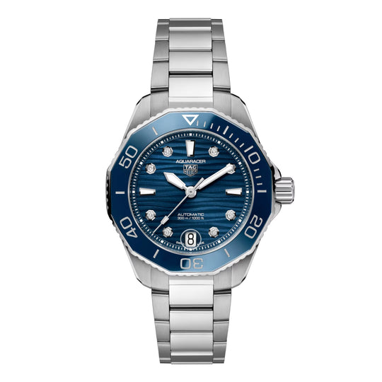 TAG Heuer Aquaracer Professional 300 Ladies Blue Automatic Watch WBP231B.BA0618
