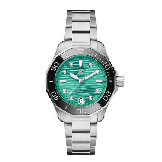TAG Heuer Aquaracer Professional 300 Ladies Turquoise Automatic Watch WBP231K.BA0618