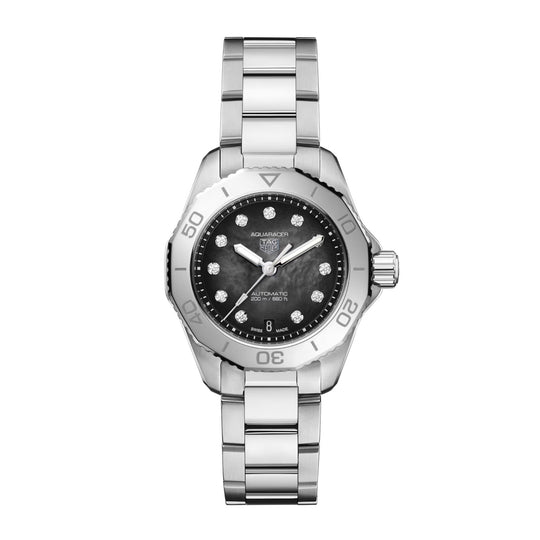 TAG Heuer Aquaracer Professional 200 Ladies Black Automatic Watch WBP2410.BA0622