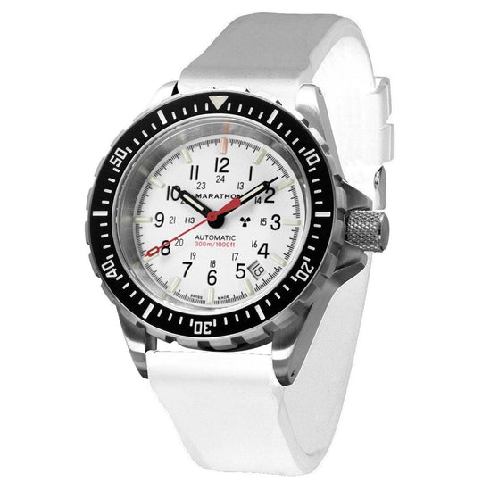 Marathon Arctic Edition Large Diver's Automatic (GSAR) - 41mm White Dial No Government Markings Stainless Steel WW194006-WD