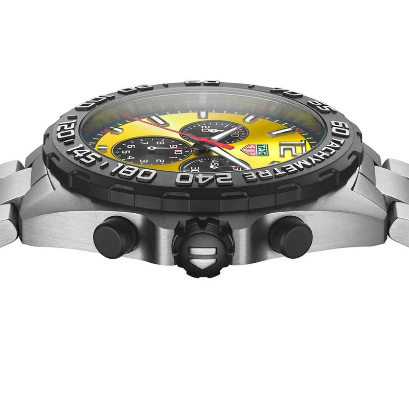 Tag Heuer Formula 1 Men's Yellow Chronograph Watch CAZ101AM.BA0842