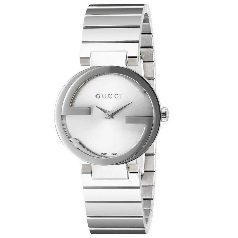 Gucci Watch Interlocking G Ladies 29mm Silver YA133503 from WatchPilot
