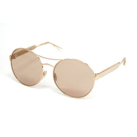 Jimmy Choo Unisex Sunglasses Round Browline Pink YANN/S DDB