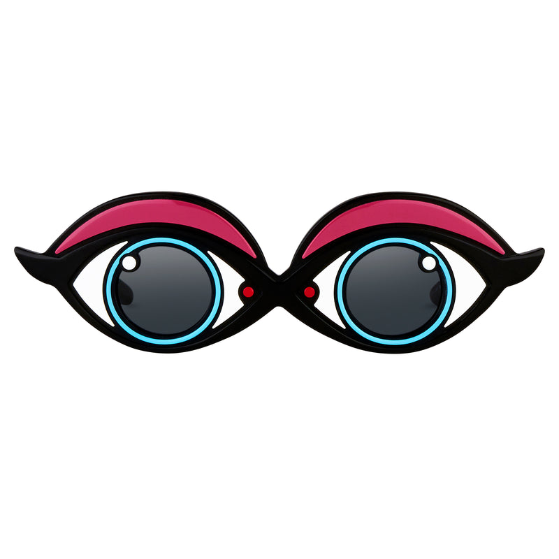 Yaz Bukey x Linda Farrow Black Red Polarised Sunglasses YAZ5C1SUN