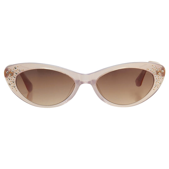 Agent Provocateur Ladies Sunglasses Cat Eye Beige and Brown AP21C12SUN