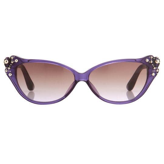 Agent Provocateur Sunglasses Cat Eye Purple and Brown