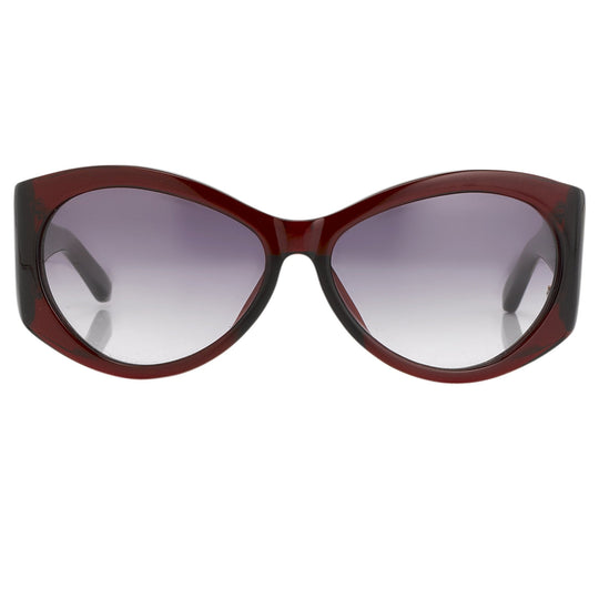 Agent Provocateur Ladies Sunglasses Oversized Burgundy and Grey AP17C3SUN