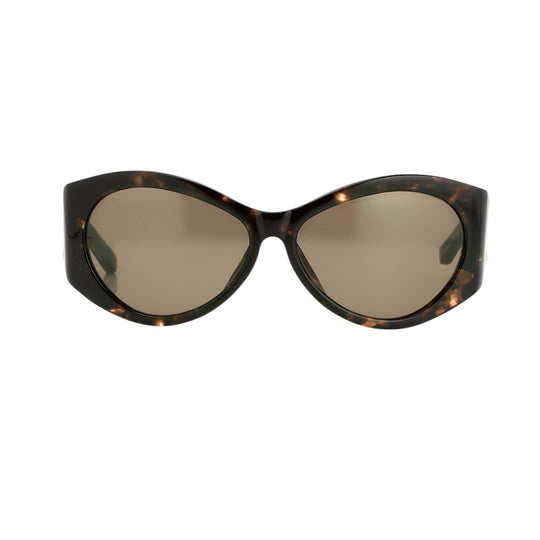 Agent Provocateur Ladies Sunglasses Oversized Tortoiseshell and Green AP17C2SUN