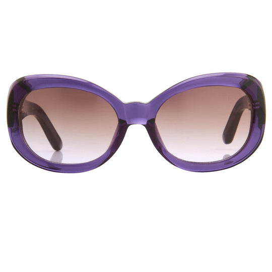 Agent Provocateur Sunglasses Round Purple and Brown