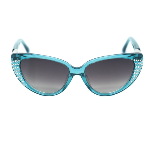 Agent Provocateur Sunglasses Cat Eye Blue with Steel and Grey