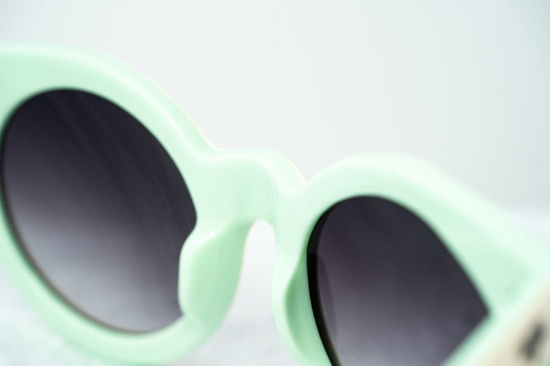 Agent Provocateur Women Sunglasses Round Cream/Green and Grey Lenses Category 3 - AP65C4SUN - WatchPilot