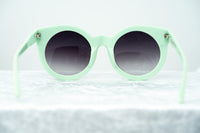 Agent Provocateur Women Sunglasses Round Cream/Green and Grey Lenses Category 3 - AP65C4SUN - WatchPilot
