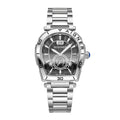 Aigner Trapani Men's Black Stainless Steel Quartz Watch