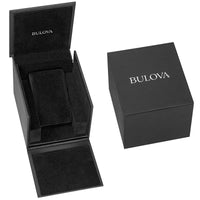 Analogue Watch - Bulova Computron D-Cave Men's Black Watch 98C141