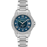 Analogue Watch - Bulova Marine Star Ladies Silver Watch 96R215