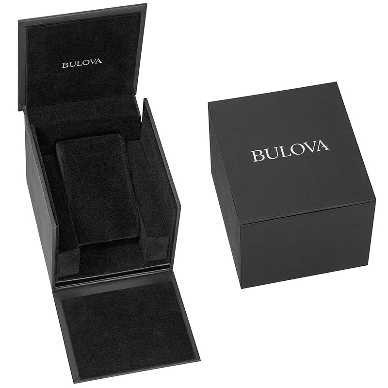 Analogue Watch - Bulova Marine Star Men's Black Watch 98D176