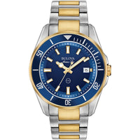 Analogue Watch - Bulova Marine Star Men's Two-Tone Watch 98B334