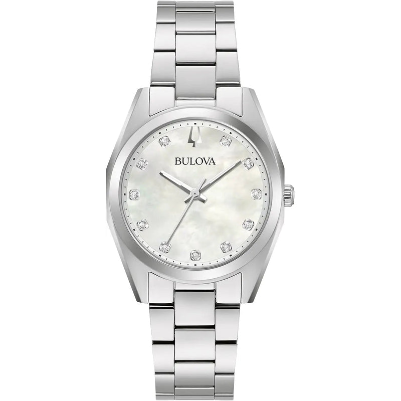 Analogue Watch - Bulova Surveyor Ladies Mother Of Pearl Watch 96P228