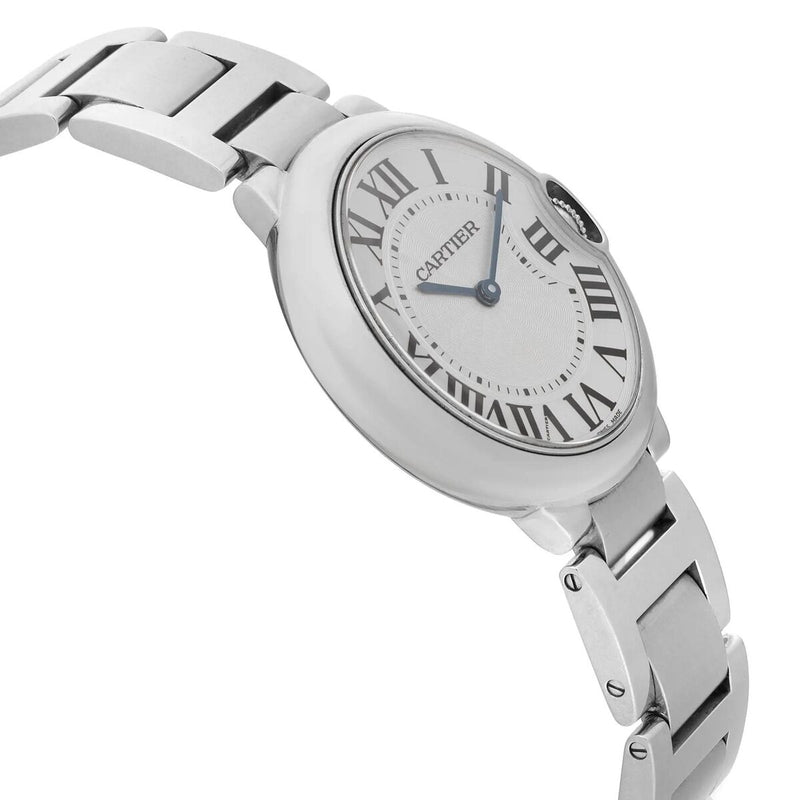 Analogue Watch - Cartier Cariter Ballon Bleu Ladies Silver Watch W69011Z4