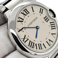 Analogue Watch - Cartier Cariter Ballon Bleu Ladies Silver Watch W69011Z4