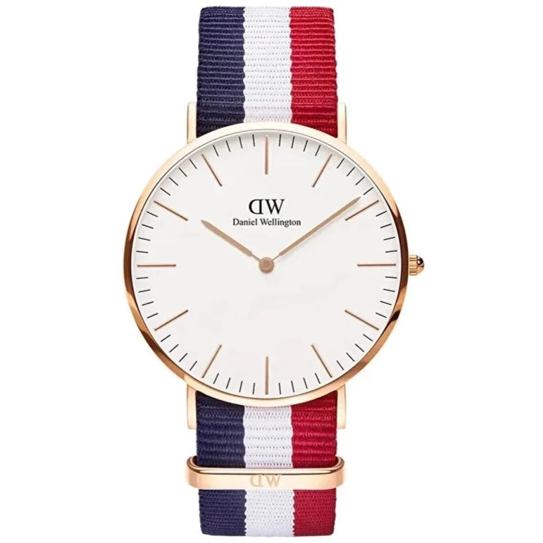 Analogue Watch - Daniel Wellington Classic Cambridge Men's White Watch DW00600003