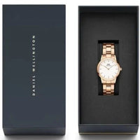 Analogue Watch - Daniel Wellington Iconic Link Ladies Rose Gold Watch DW00600213