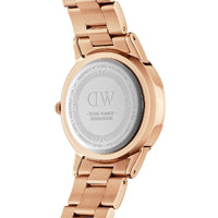 Analogue Watch - Daniel Wellington Iconic Link Men's Rose Gold Watch DW00100343