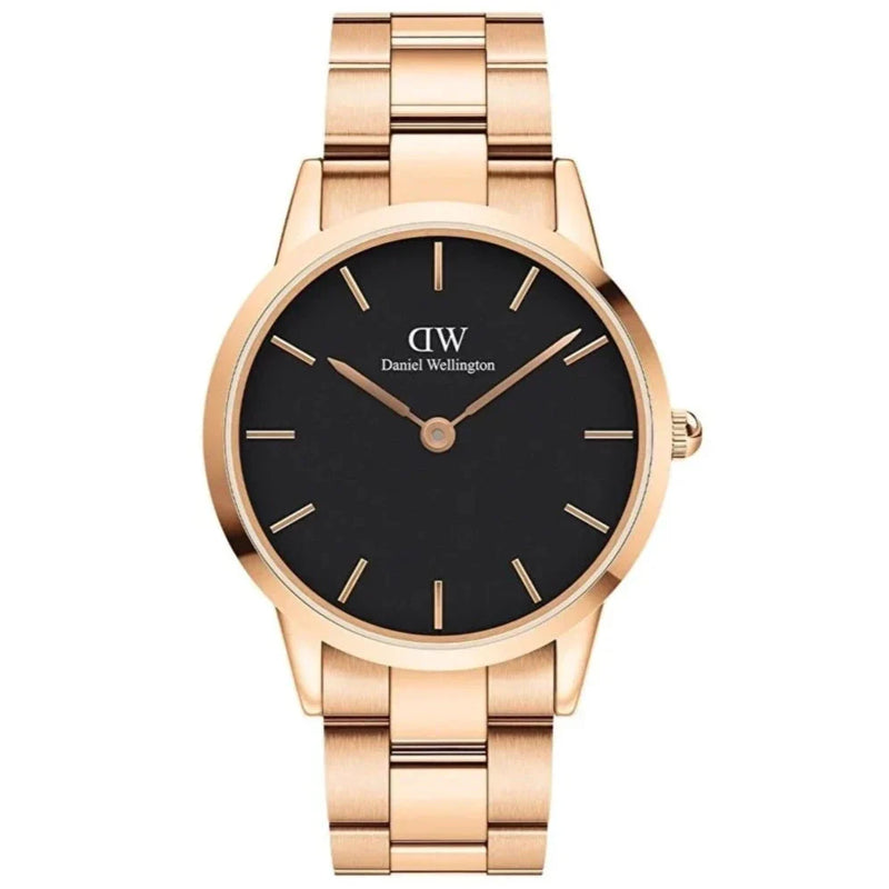 Analogue Watch - Daniel Wellington Iconic Link  Men's Rose Gold Watch DW00600344