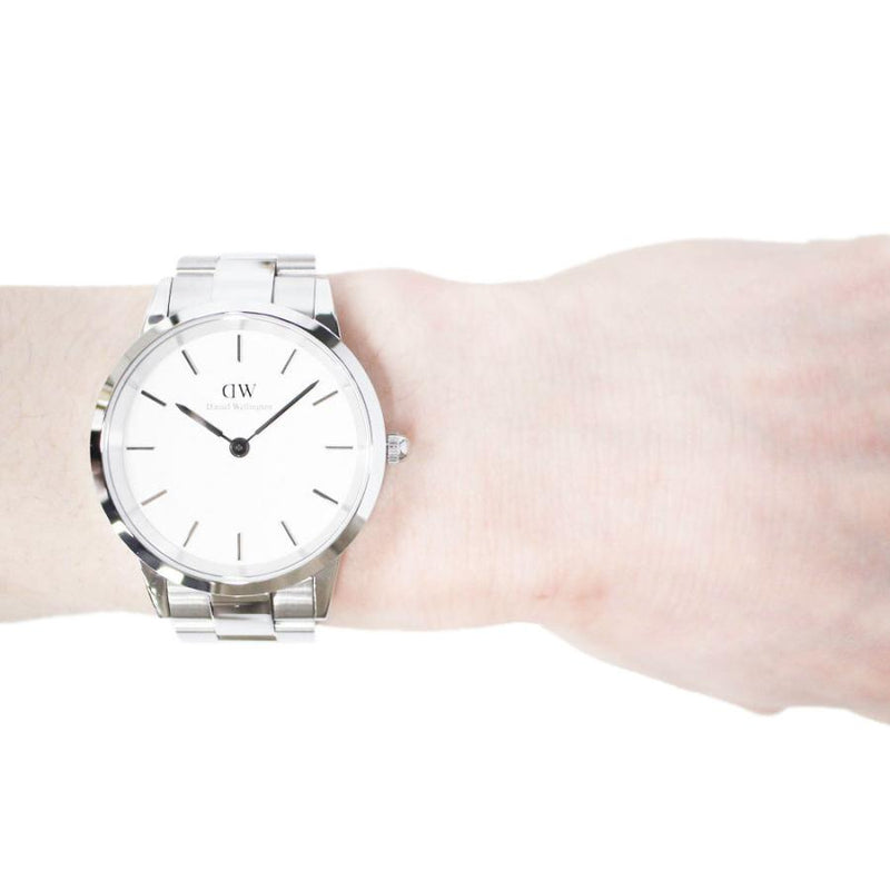 Analogue Watch - Daniel Wellington Iconic Link Men's Silver Watch DW00600341