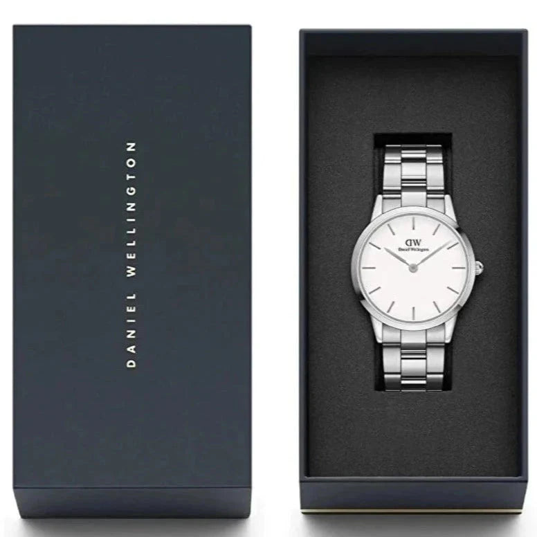 Analogue Watch - Daniel Wellington Iconic Link Men's Silver Watch DW00600341