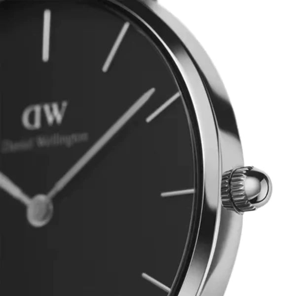 Analogue Watch - Daniel Wellington Petite Ashfield Ladies Black Watch DW00600202