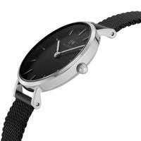 Analogue Watch - Daniel Wellington Petite Ashfield  Ladies Black Watch DW00600246