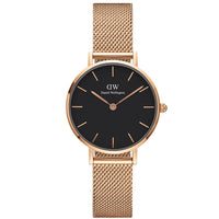 Analogue Watch - Daniel Wellington Petite Melrose Ladies Rose Gold Watch DW00600217