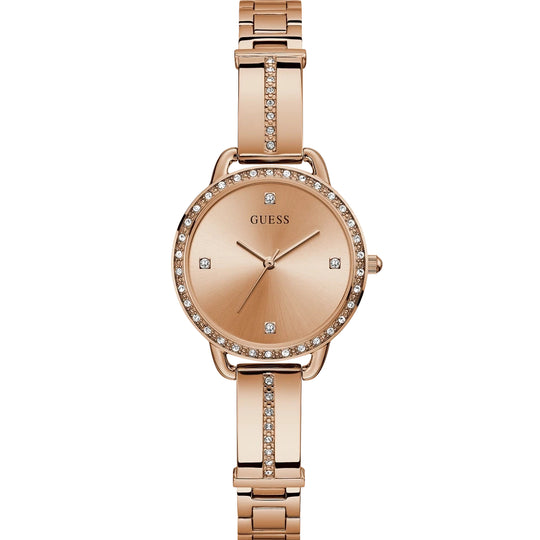 Guess Bellini Ladies Rose Gold Watch GW0022L3
