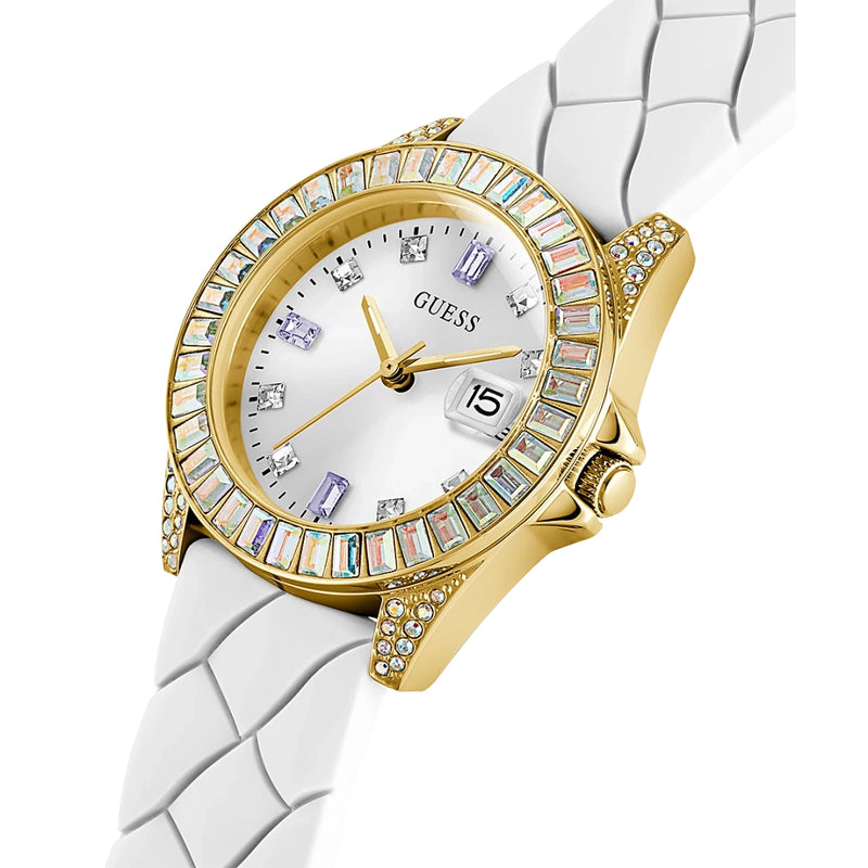 Analogue Watch - Guess Opaline Ladies Gold Watch GW0585L2