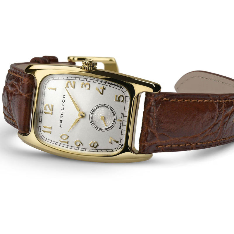 Analogue Watch - Hamilton American Classic Boulton Men's  Brown H13431553