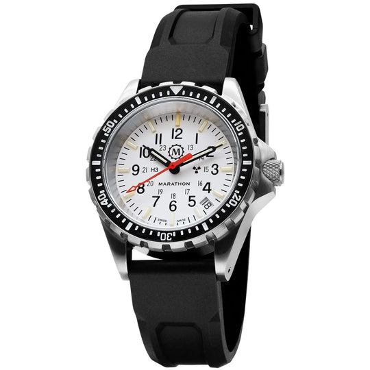 Marathon Arctic Edition Medium Diver's Quartz (MSAR Quartz) - 36mm White Dial No Government Markings Stainless Steel WW194027-WD