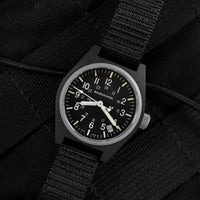 Analogue Watch - Marathon General Purpose Quartz With Date (GPQ) - 34mm No Government Markings Black WW194015-BK-NGM