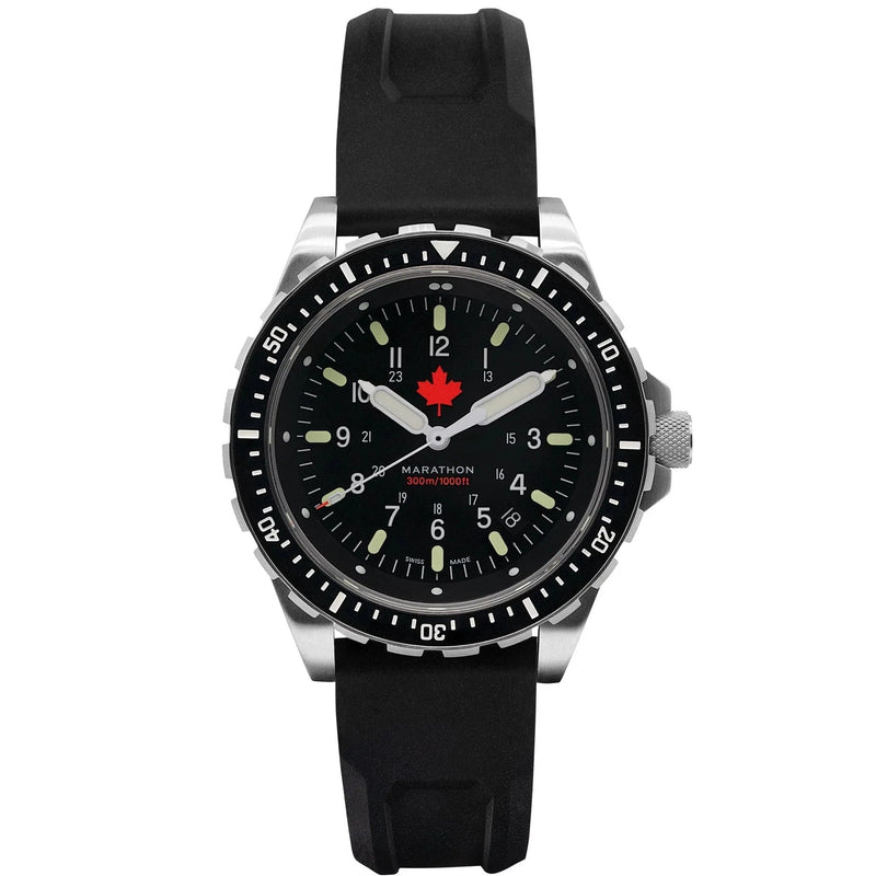 Marathon Jumbo Diver s Quartz JSAR 46mm Maple Leaf dial Limited Edition Stainless Steel WW194018MPL from WatchPilot