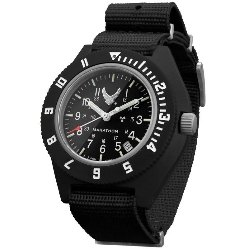 Analogue Watch - Marathon Official USAF™ Pilot's Navigator With Date - 41mm  US Air Force Marked Black WW194013BK-USAF
