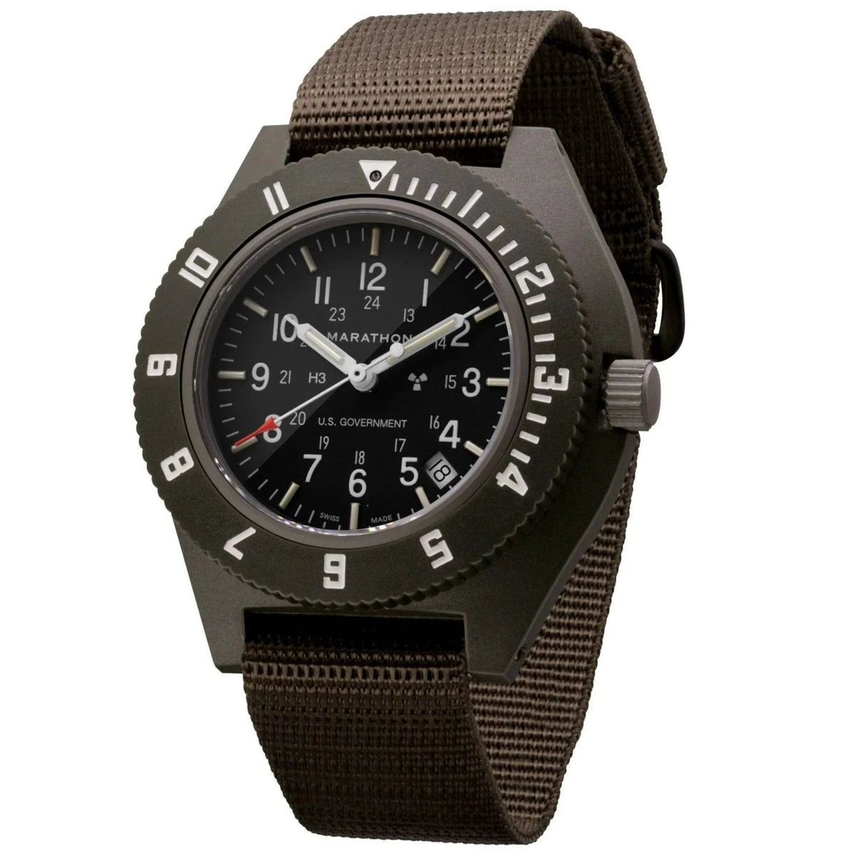 Marathon Pilot's Navigator with Date - 41mm US Government Markings Sage ...