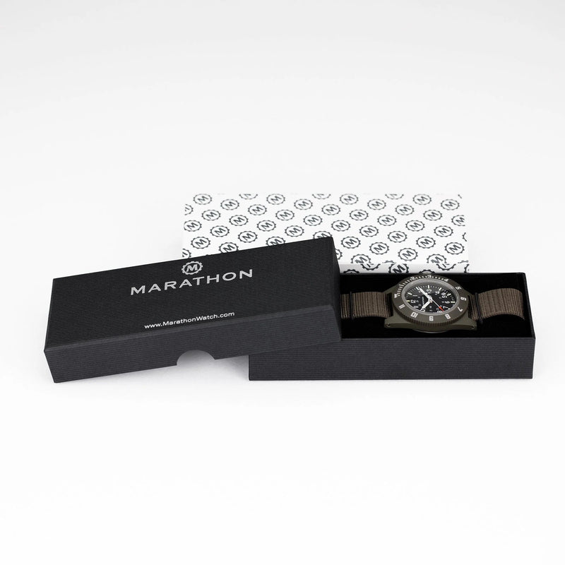 Marathon Pilot s Navigator with Date 41mm USMC Sage Green USMC