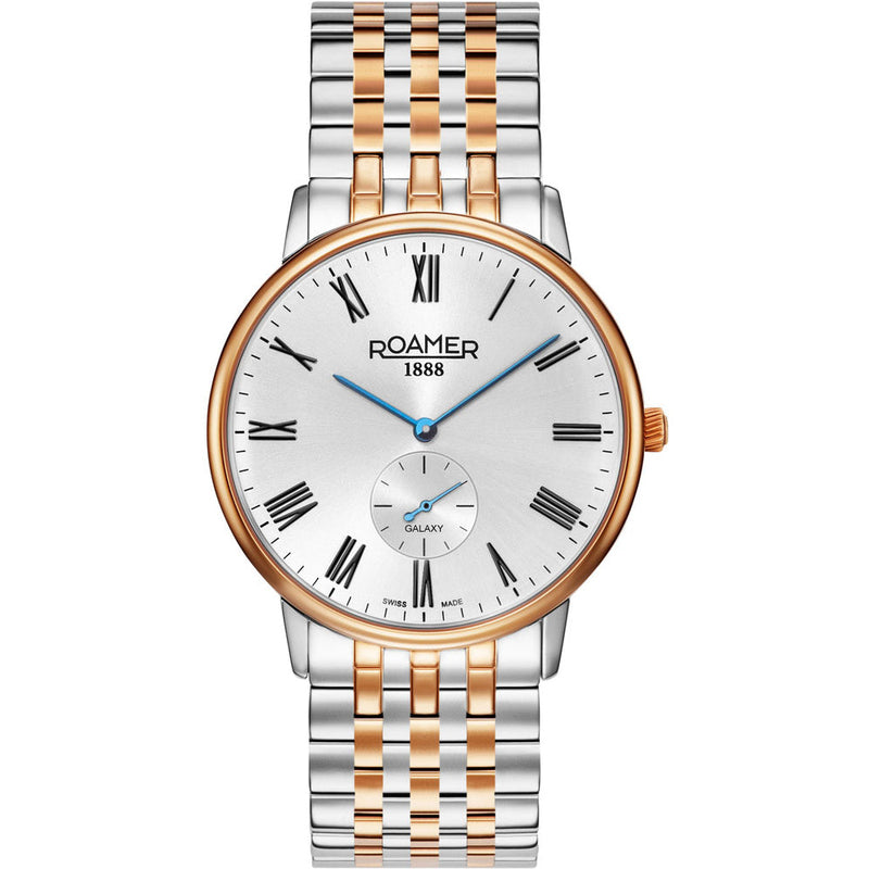 Analogue Watch - Roamer Galaxy Men's Two-Tone Watch 620710 49 15 50