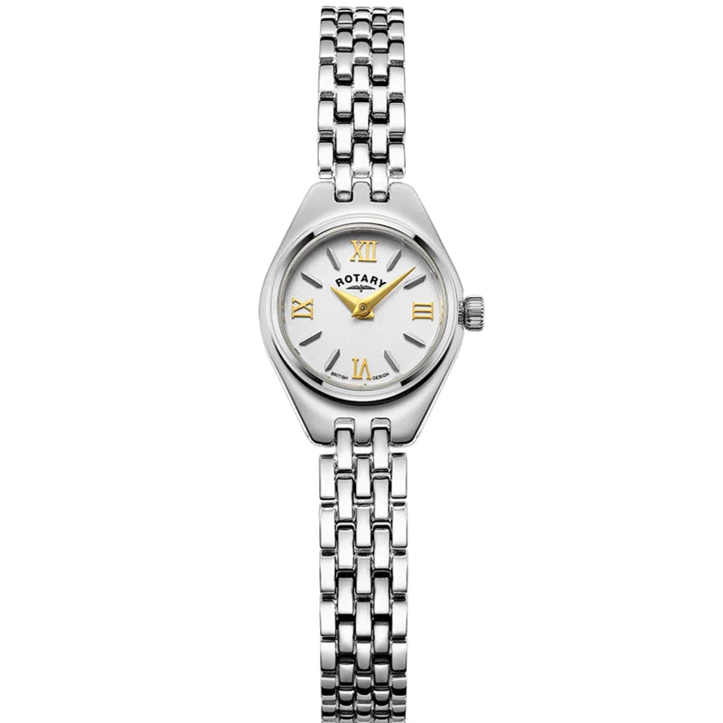 Analogue Watch - Rotary Balmoral Ladies Silver Steel Watch LB05125/70