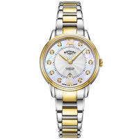 Analogue Watch - Rotary Cambridge Diamond Set Ladies Tow-Tone Watch LB05426/07/D