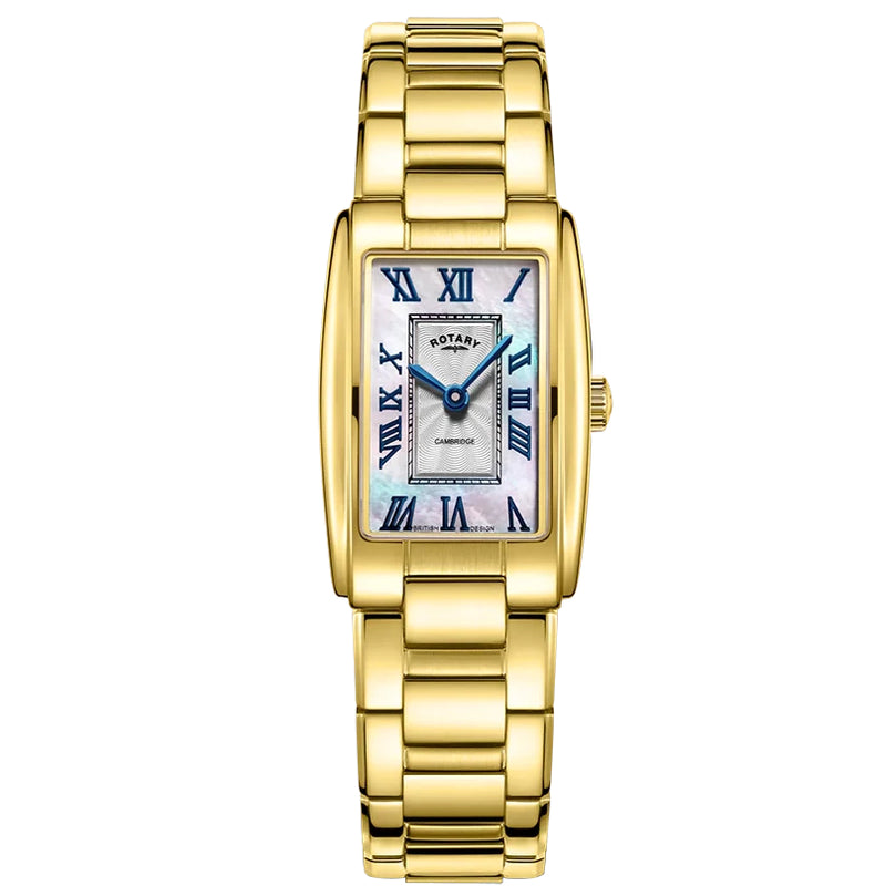 Analogue Watch - Rotary Cambridge Ladies Gold Watch LB05438/07