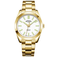 Analogue Watch - Rotary Henley Ladies Gold Watch LB05283/29